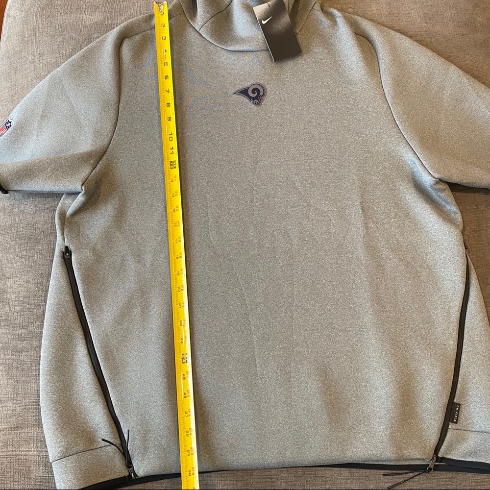 Nike LA Rams NFL On-Field Football Show-Out Hoodie - Picture 15 of 16